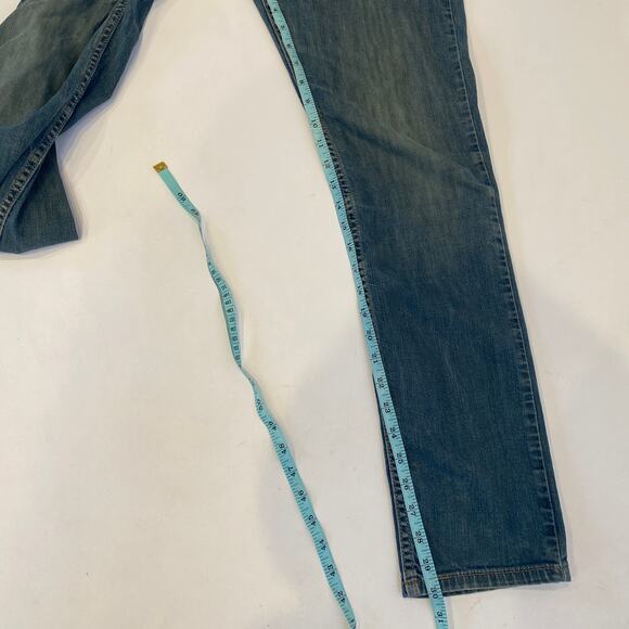 Levi’s Men’s 511 Denim Blue-Green Jeans Straight Leg Slim Fit Sz 33x32 - Picture 11 of 13